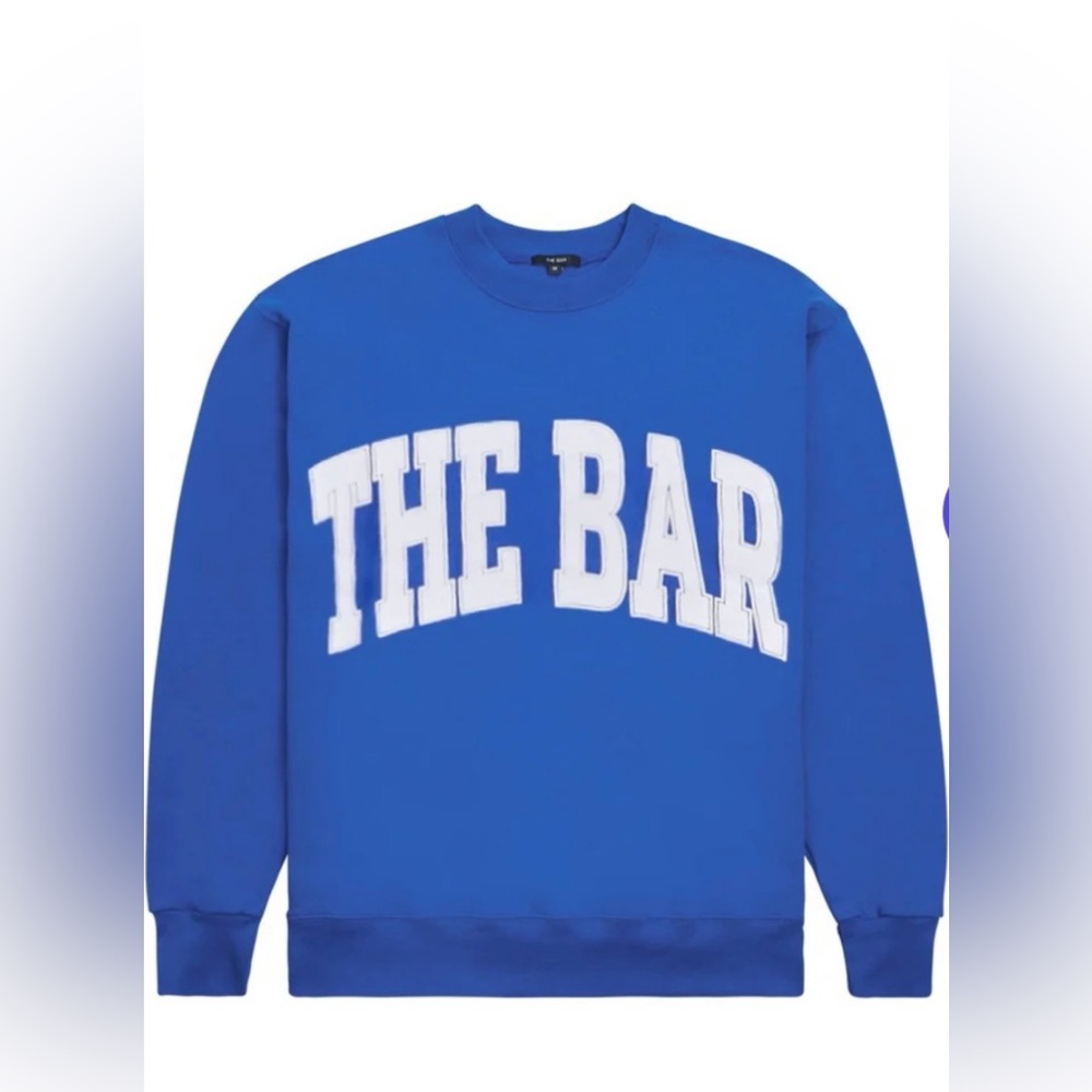 Women’s Blue The BAR sweatshirt size medium